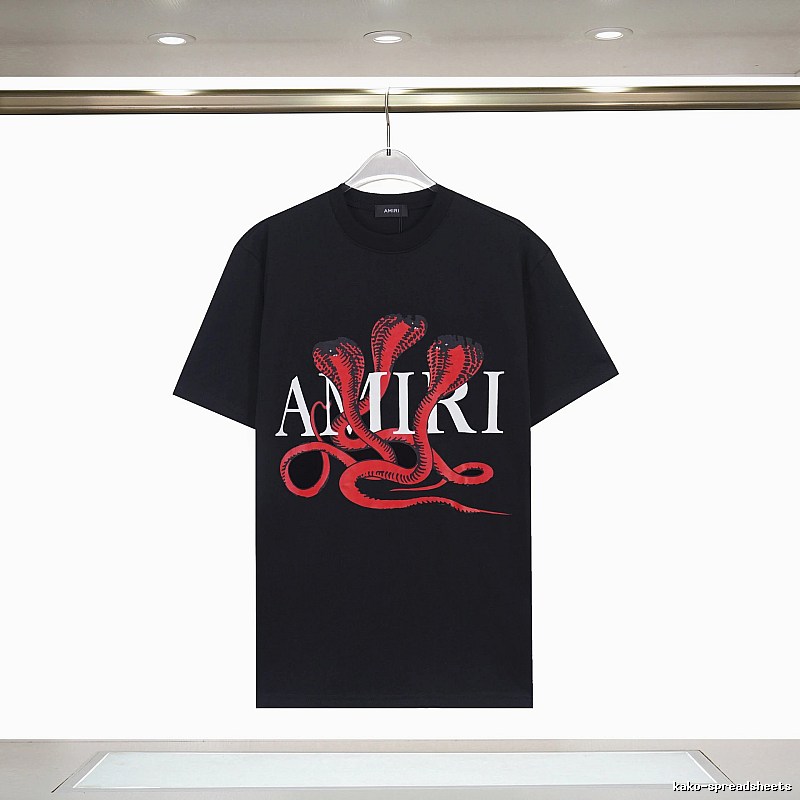 Amiri Daily Graphic T-shirt White Blue Amiri for City Outfits