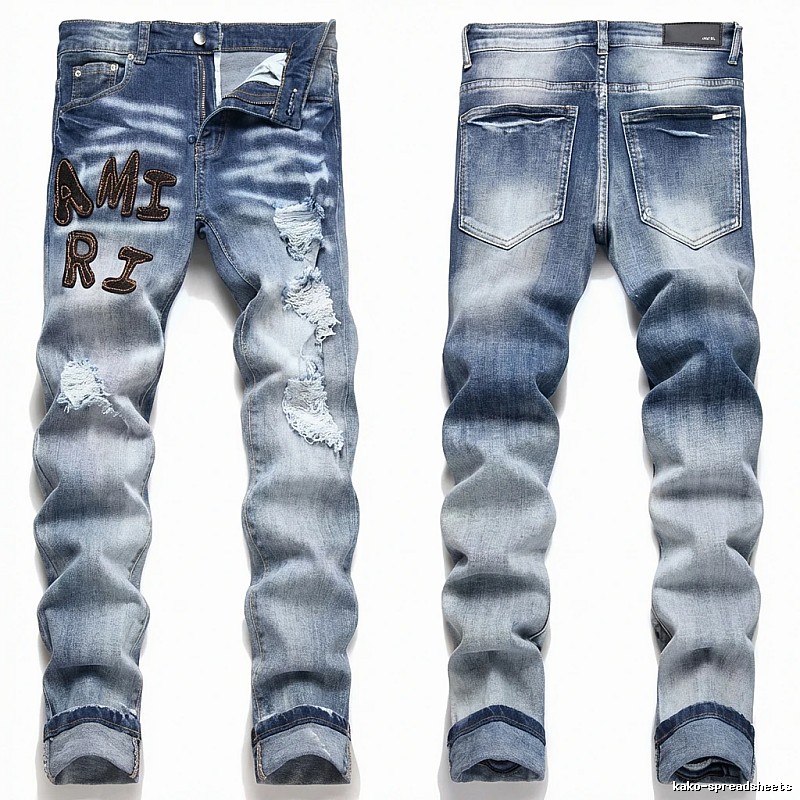 AMIRI Gradient Ripped Jeans