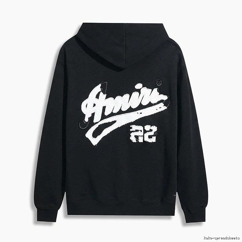 AMIRI Graffiti Style Black Hoodie