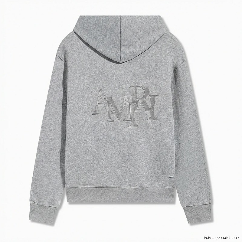 AMIRI grey minimalist style sweatshirt