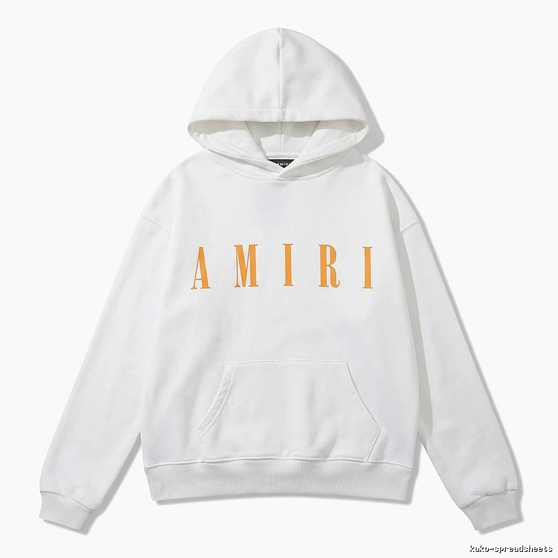 AMIRI letter trendy brand white sweatshirt