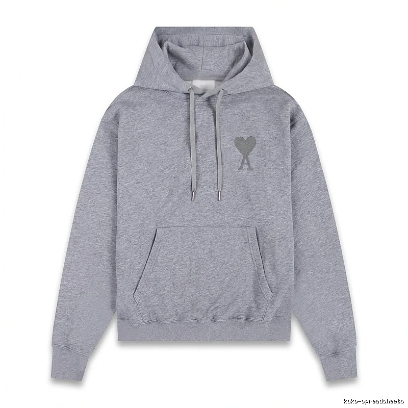 AMIRI Love Collection Grey Hoodie