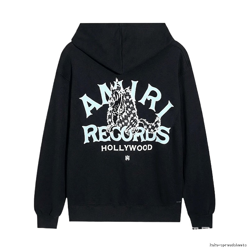 AMIRI Records Black Tide Cool Sweatshirt
