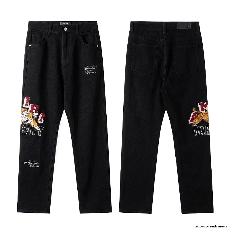 AMIRI retro - style black jeans