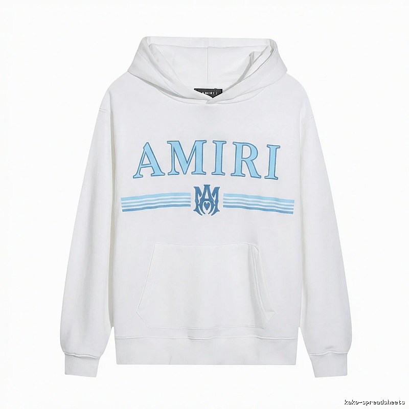 AMIRI simple style white hoodie