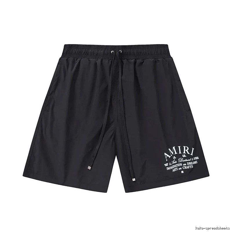 AMIRI trendy brand black shorts