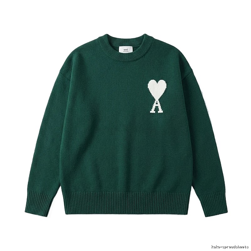 AMIRI vintage-style love green sweater