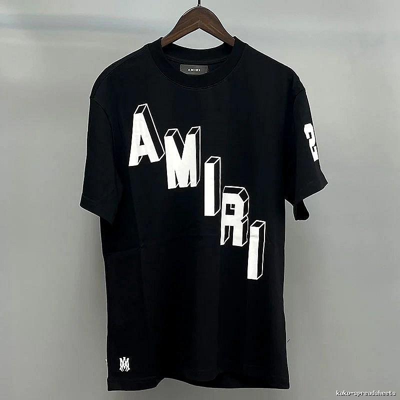 Amiri White Black Records Graphic T-Shirt Smart Casual