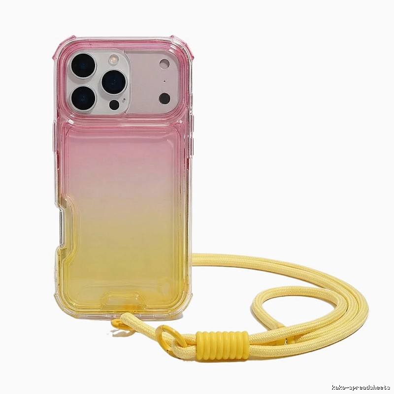Apple Gradient Transparent Style Phone Case
