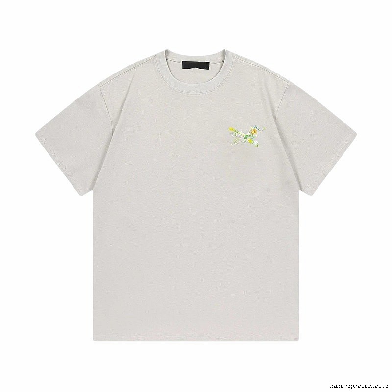 Arc'teryx Casual Light Grey Floral Short-sleeve T-shirt