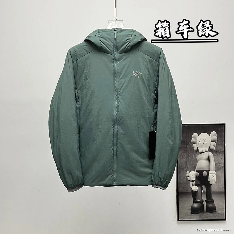Arc'teryx Layering Sage Green Hooded Shell Jacket