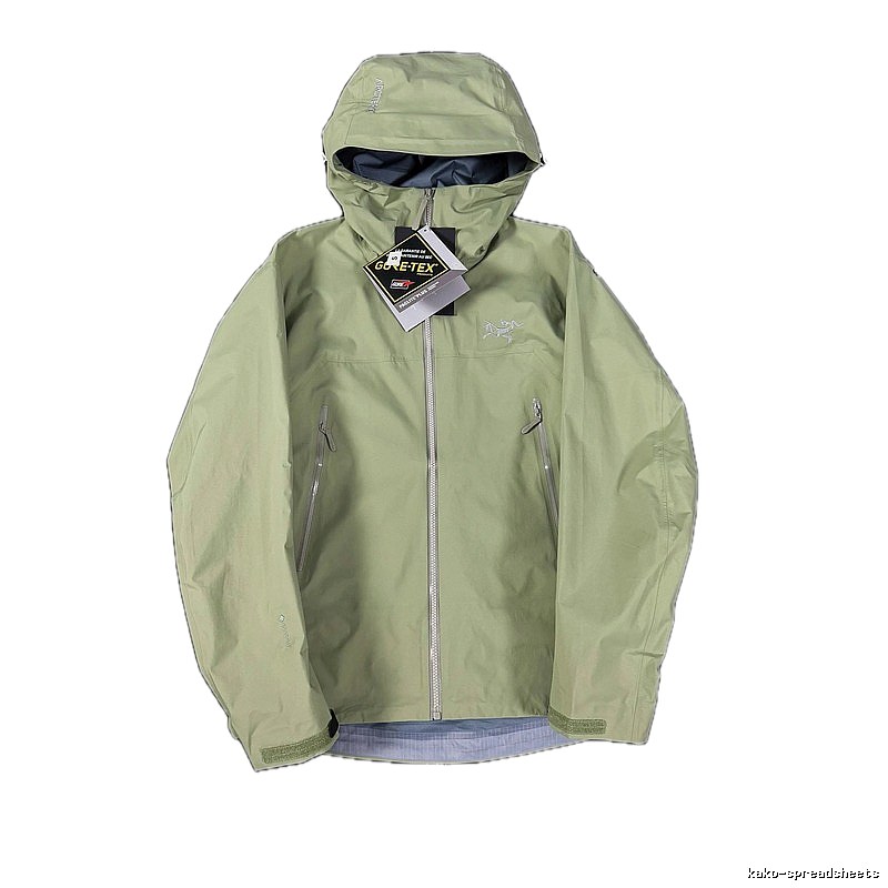 Arc’teryx sage green windbreaker
