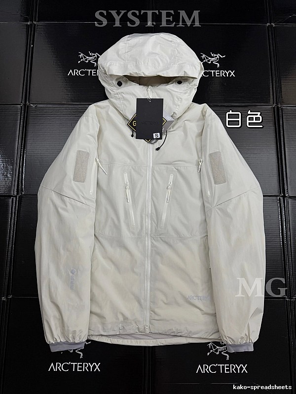Arc’teryx SYSTEM Trendy Brand Style White Coat