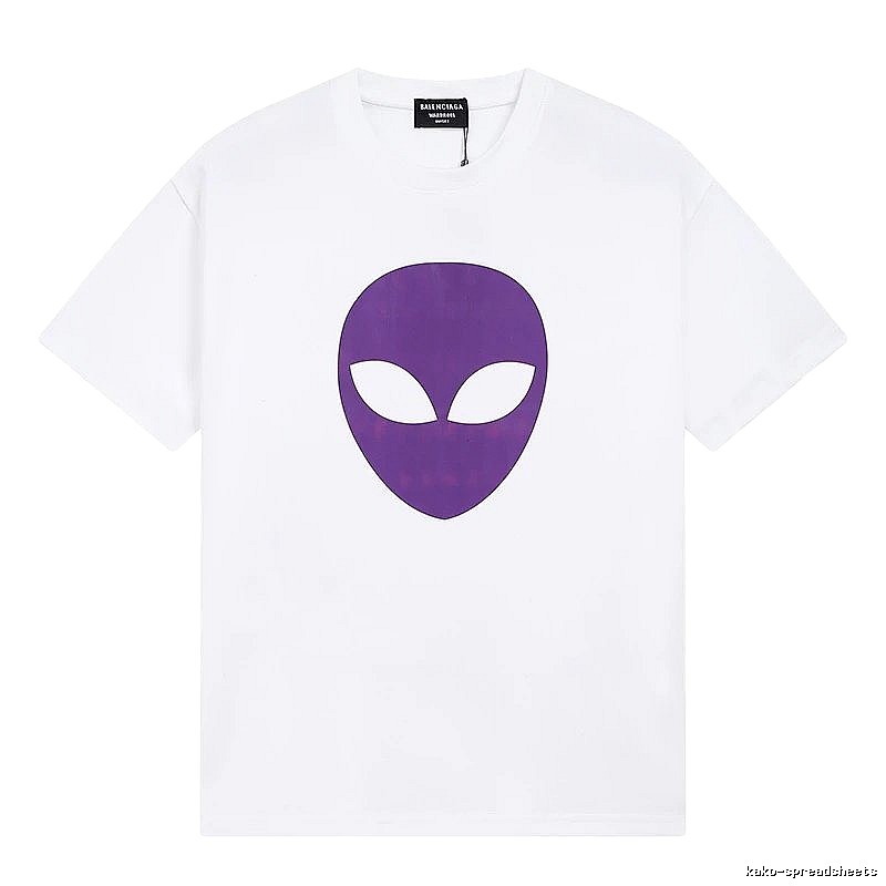 Balenciaga Alien Print White T-shirt