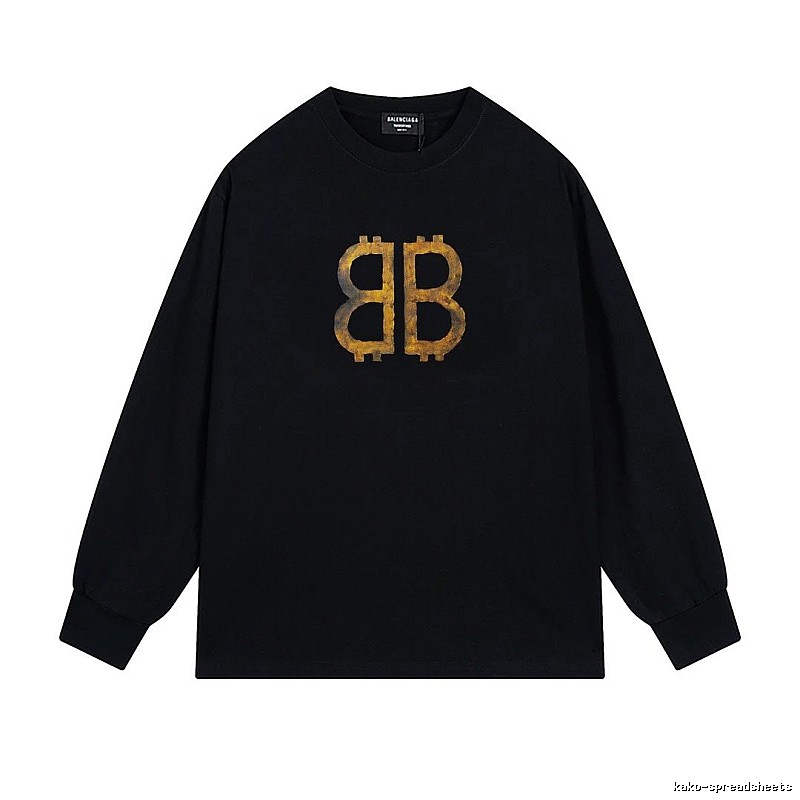 Balenciaga BB Print Black Sweatshirt