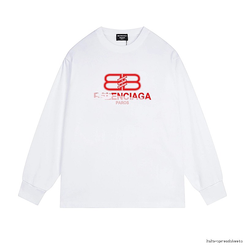 Balenciaga BB Print White T-shirt