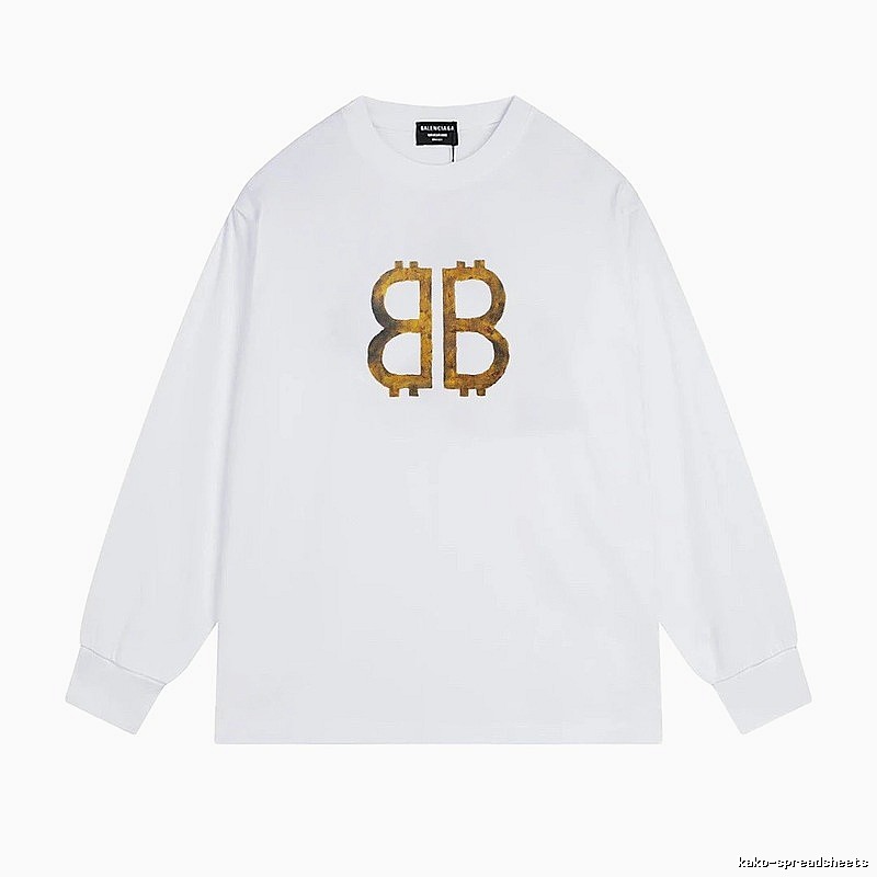 Balenciaga BB Print White T-shirt