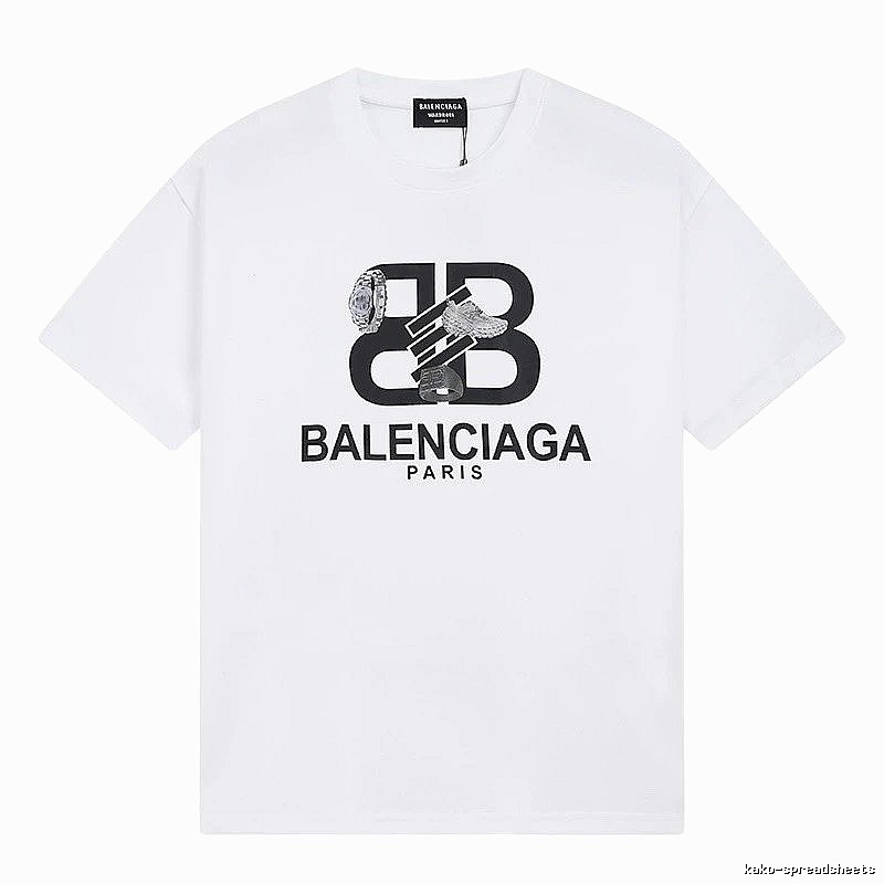 Balenciaga BB Series Simple White T-shirt