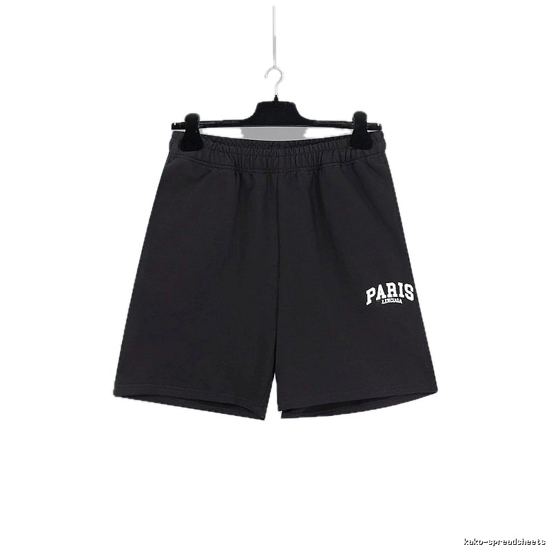 Balenciaga casual style black shorts