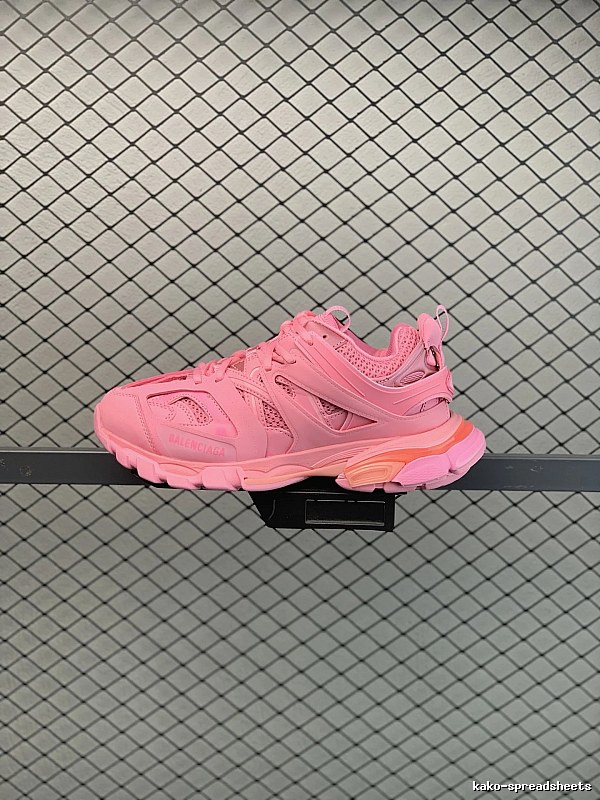 Balenciaga Chunky Runners in Bright Pink with Oversized Sole