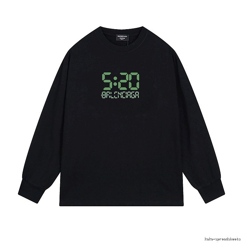 Balenciaga digital style black sweatshirt