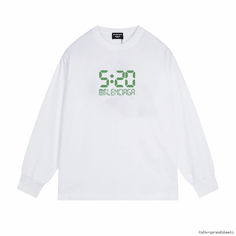 Balenciaga digital-style white T-shirt