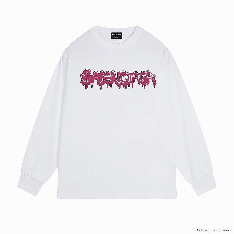 Balenciaga graffiti-style white T-shirt