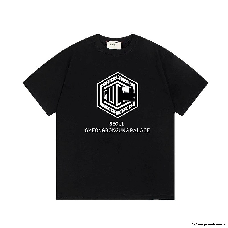 Balenciaga Graphic Printed Cool & Trendy Black Short-sleeve T-shirt