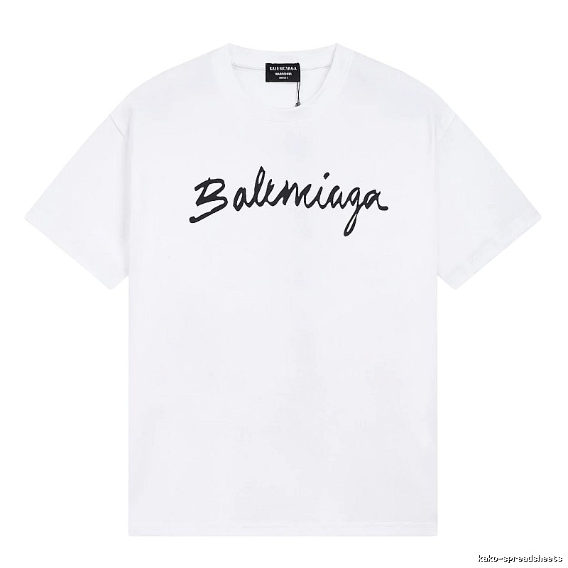 Balenciaga letter simple white T-shirt