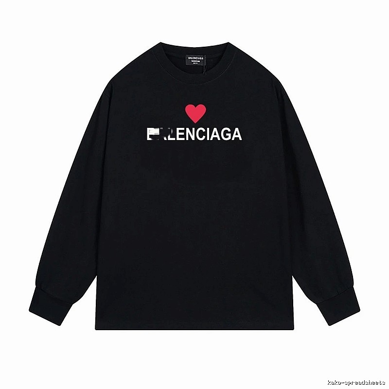 Balenciaga Love Simple Black T-shirt