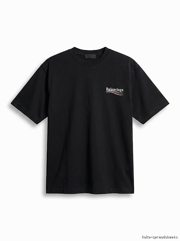 Balenciaga minimalist style black T-shirt