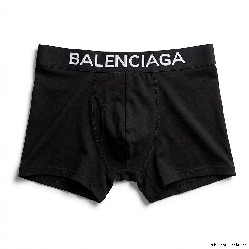Balenciaga minimalist style black underwear