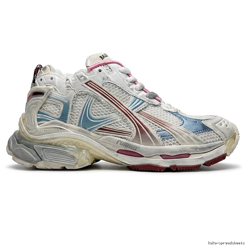 Balenciaga retro-style white sneakers