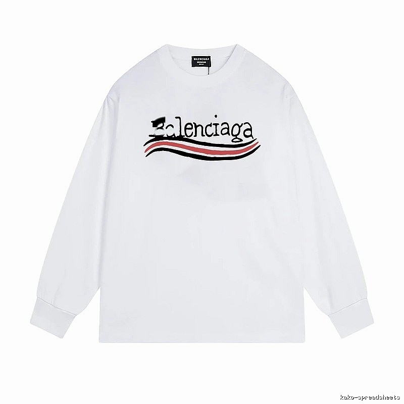 Balenciaga striped white long-sleeve