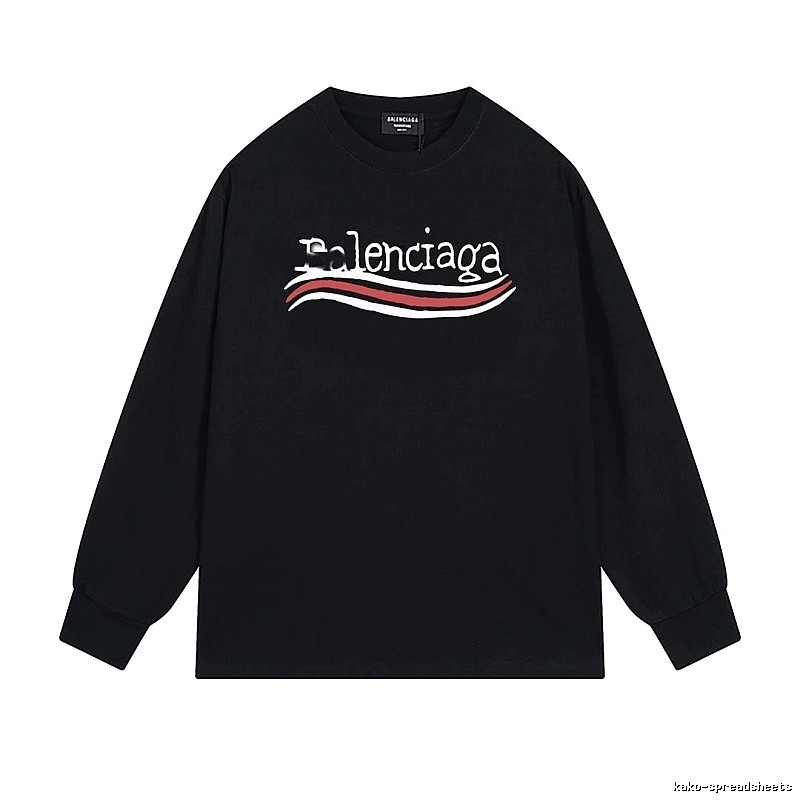 Balenciaga wavy black sweatshirt