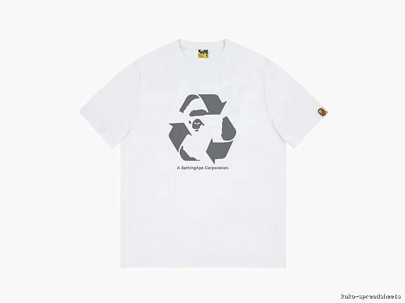 Bape Recycling Collection White T-shirt