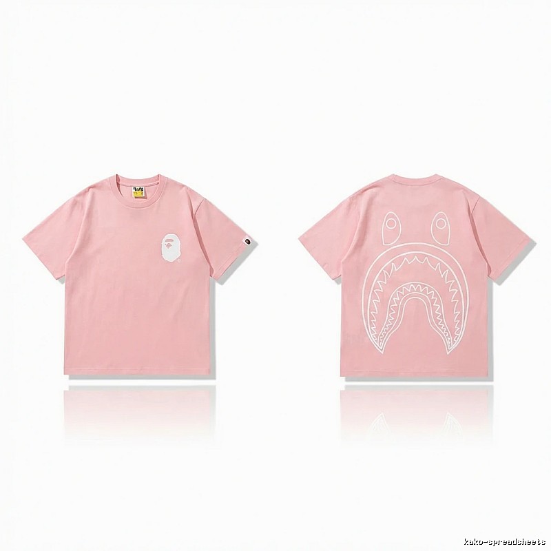 Bape Shark Series Pink T-shirt