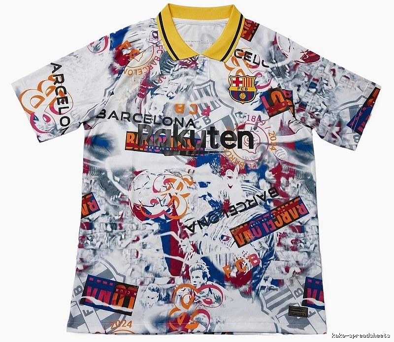 Barcelona Tokyo Ghoul Style White T-shirt