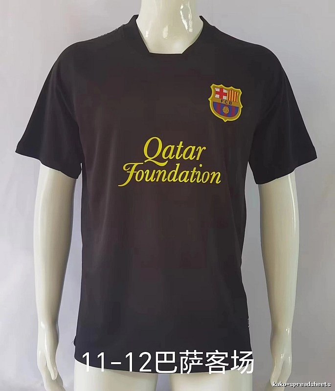 Barcelona Travel Retro soccer jersey Blue Red Barcelona with Soft Visual Tone