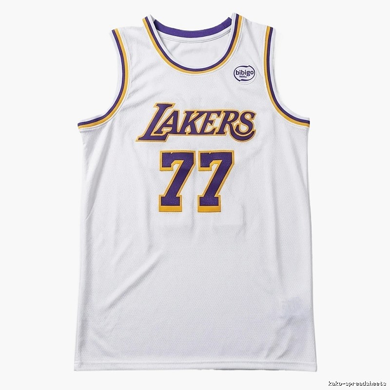Bibigo Doncic-style white jersey