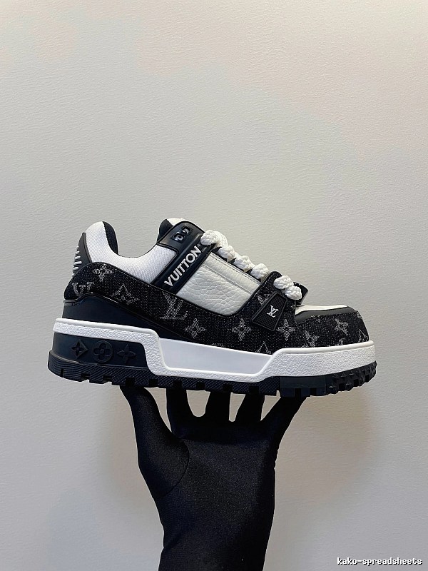 Black Monogram Low-top Sneaker by Louis Vuitton with Black Low-top