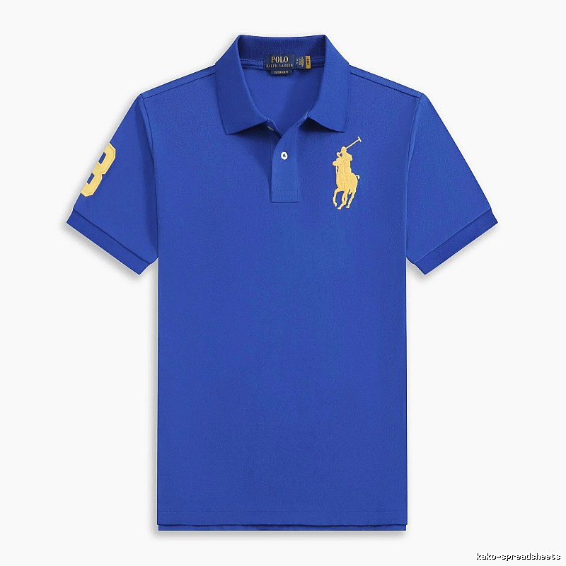 Blue polo shirts of Ralph Lauren Polo series
