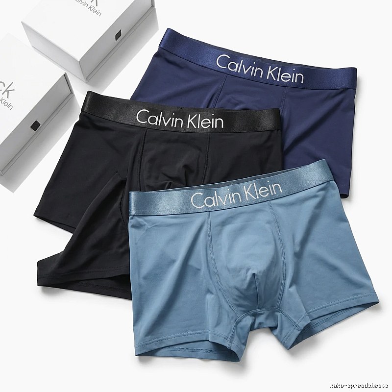 Calvin Klein simple style dark blue underwear