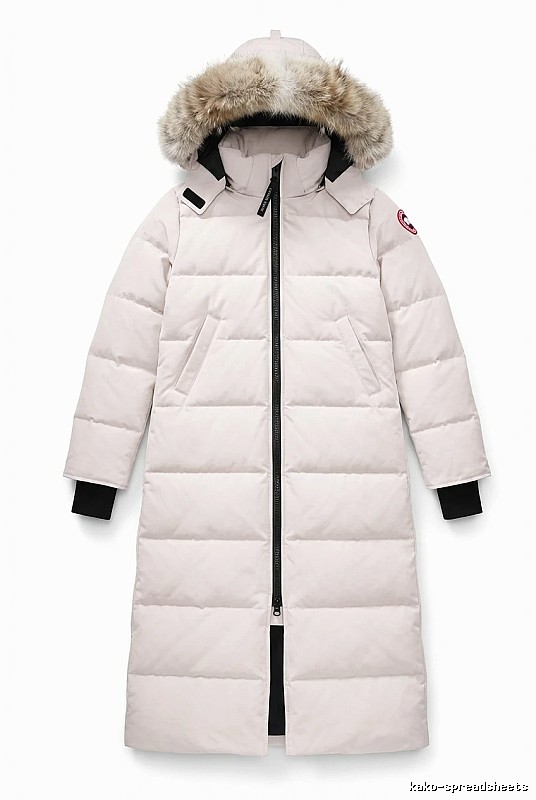 Canada Goose Long Cool White Down Jacket