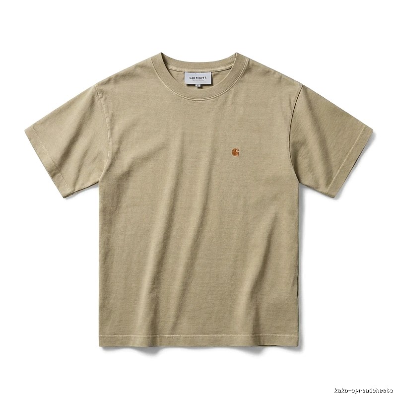 Carhartt Basic Simple Style Khaki T-shirt