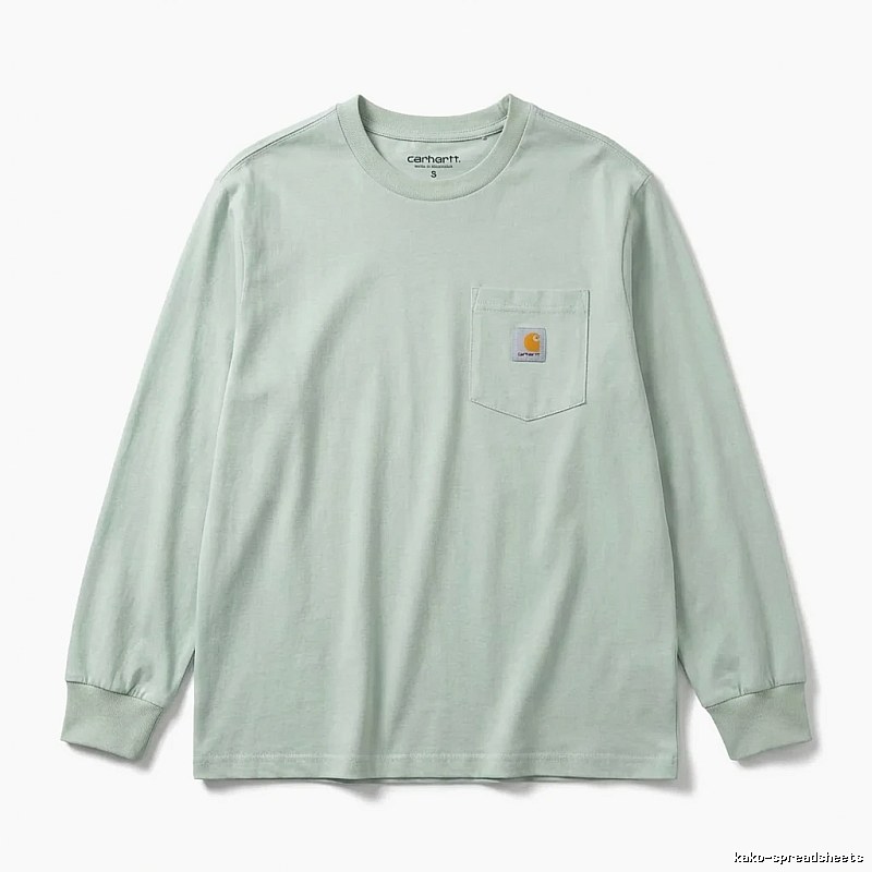Carhartt basic simple style light green sweatshirt