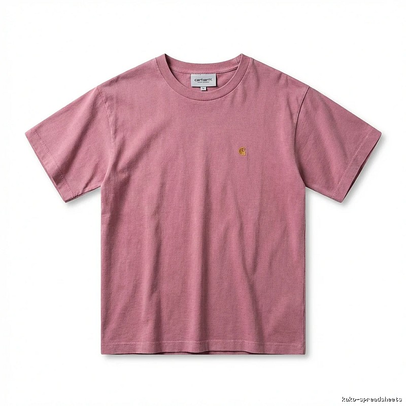 Carhartt basic simple style pink T-shirt