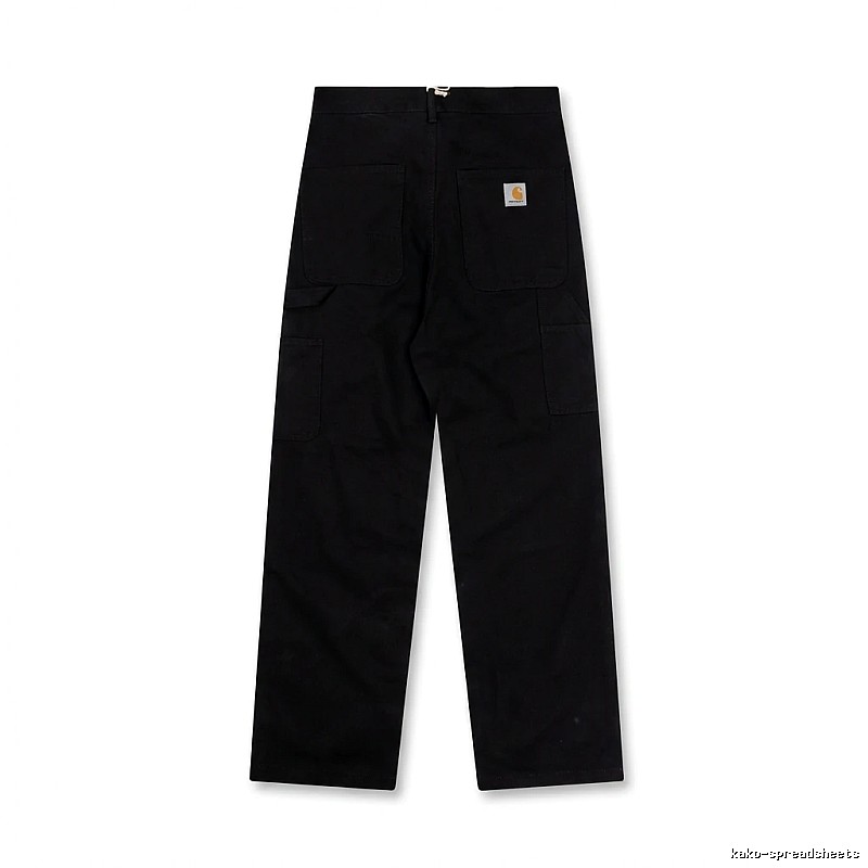 Carhartt workwear style black long trousers