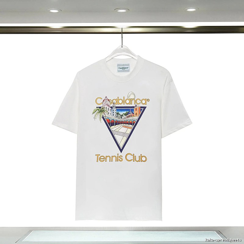 Casablanca retro style white T-shirt