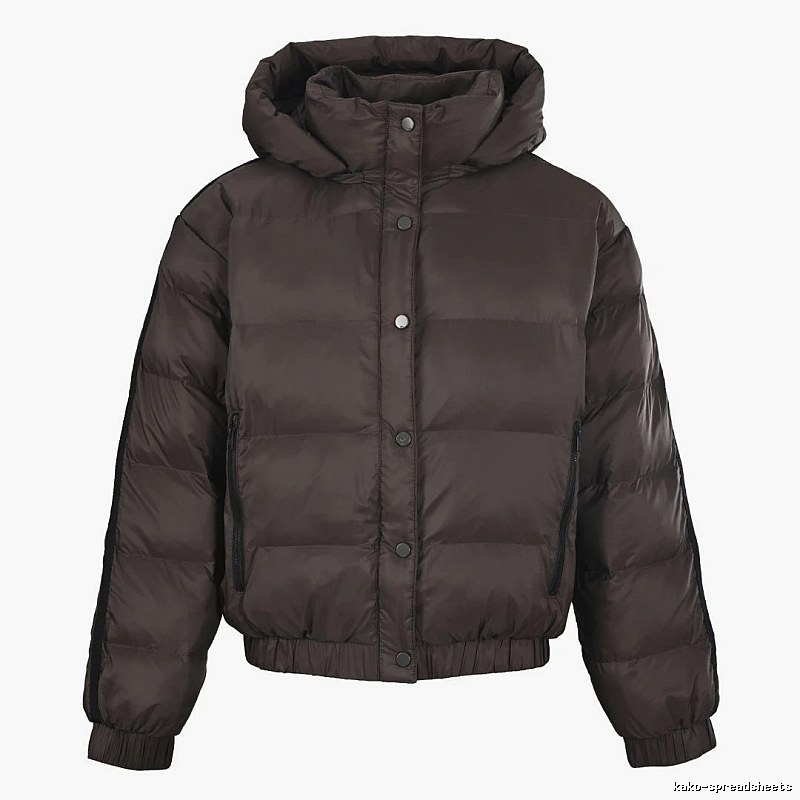 Chocolate Brown Hooded Puffer Jacket - Independent Style Winter